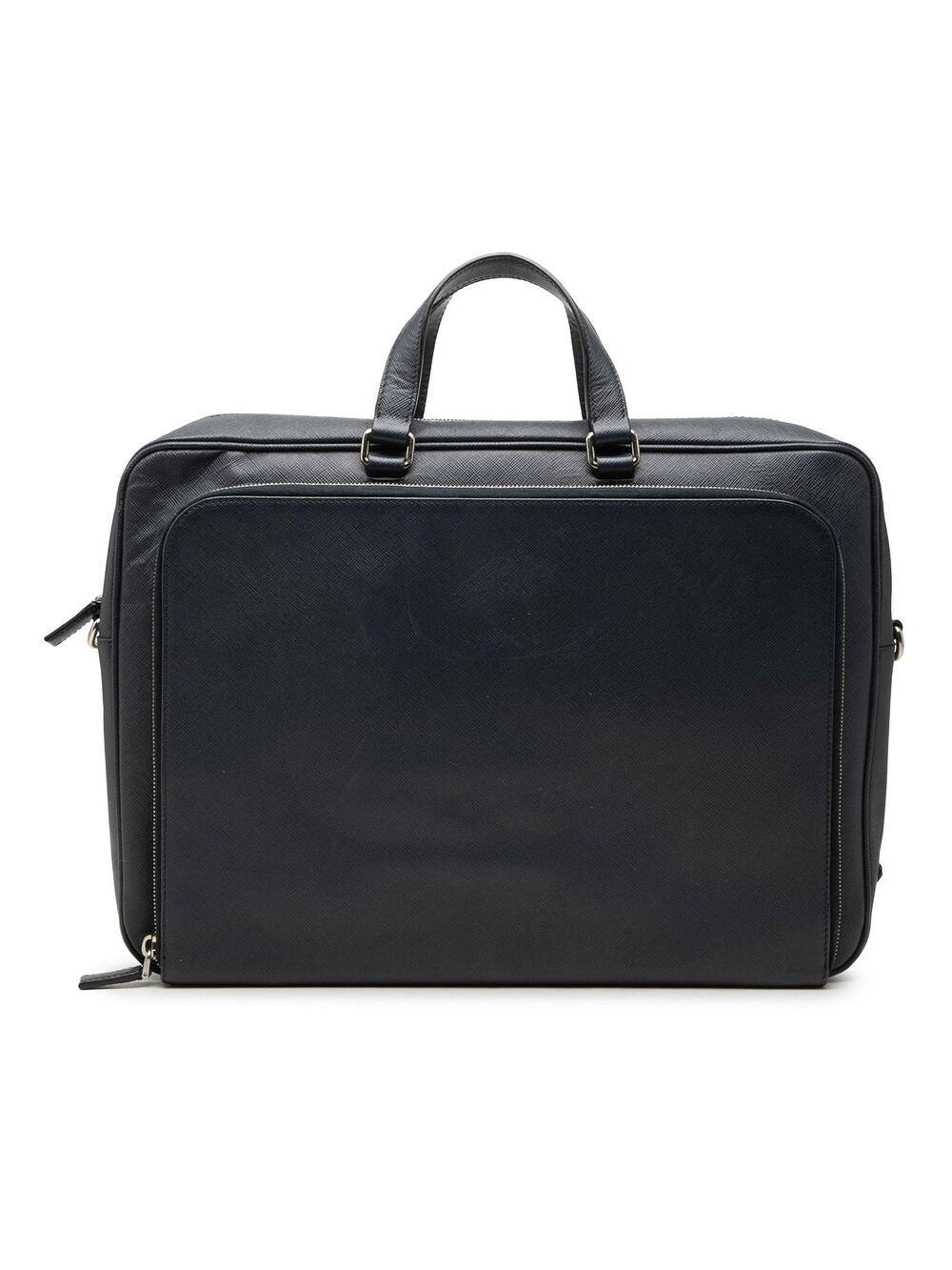 Prada Saffiano Cuir Travel Front Zip #358120P71B